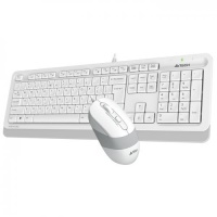 A4 Tech F1010 BEYAZ USB Klavye Mouse Set
